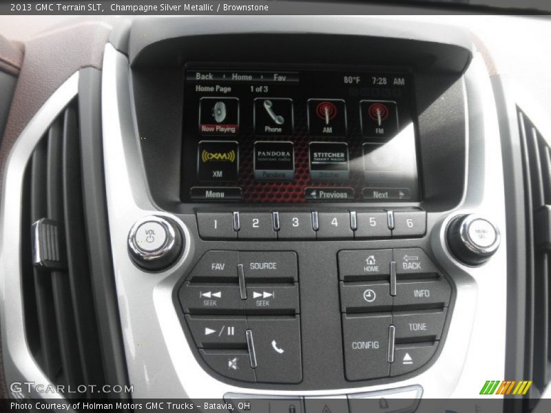 Champagne Silver Metallic / Brownstone 2013 GMC Terrain SLT