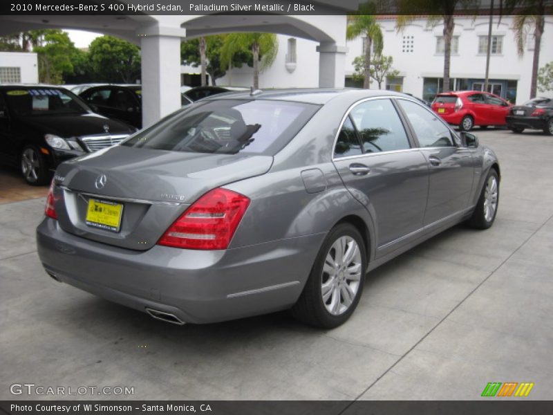 Palladium Silver Metallic / Black 2010 Mercedes-Benz S 400 Hybrid Sedan