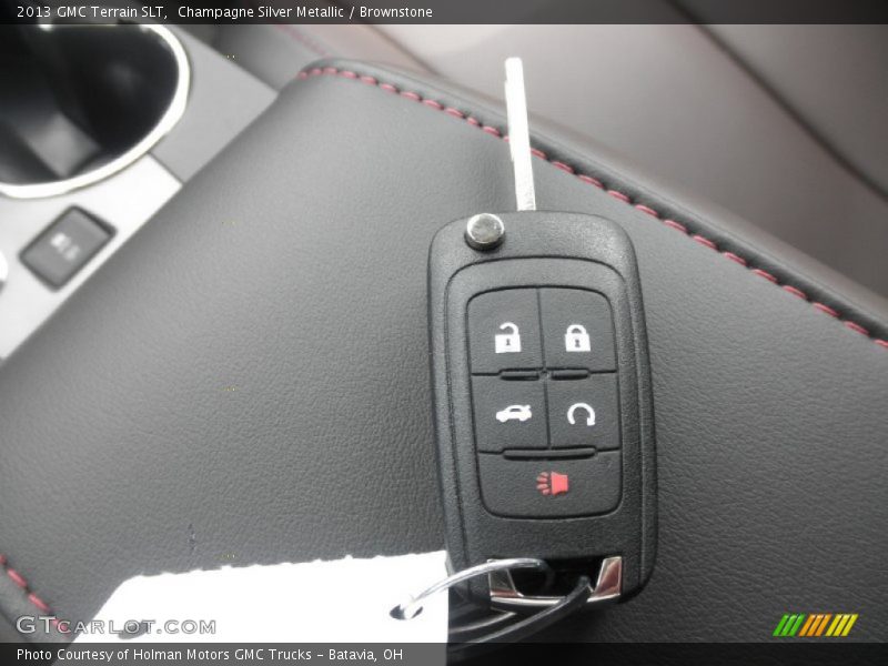 Champagne Silver Metallic / Brownstone 2013 GMC Terrain SLT