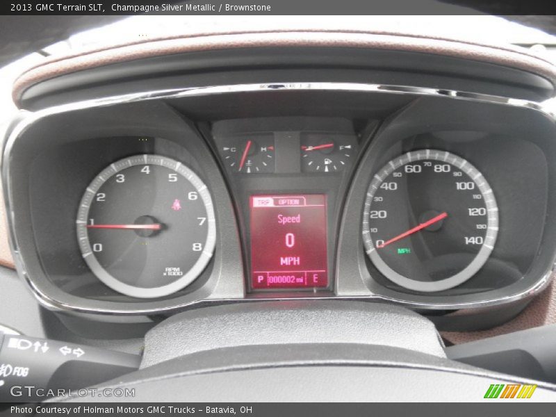 Champagne Silver Metallic / Brownstone 2013 GMC Terrain SLT