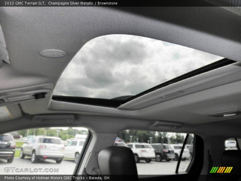 Champagne Silver Metallic / Brownstone 2013 GMC Terrain SLT