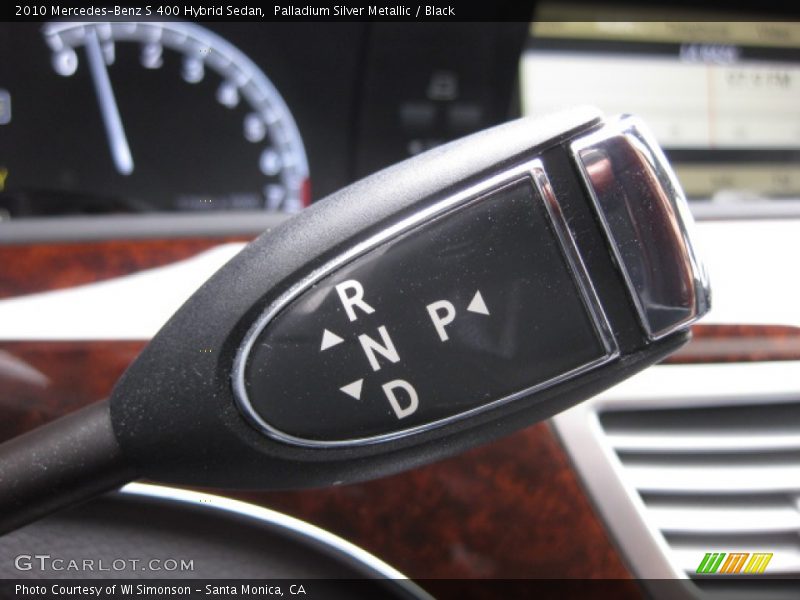 Palladium Silver Metallic / Black 2010 Mercedes-Benz S 400 Hybrid Sedan