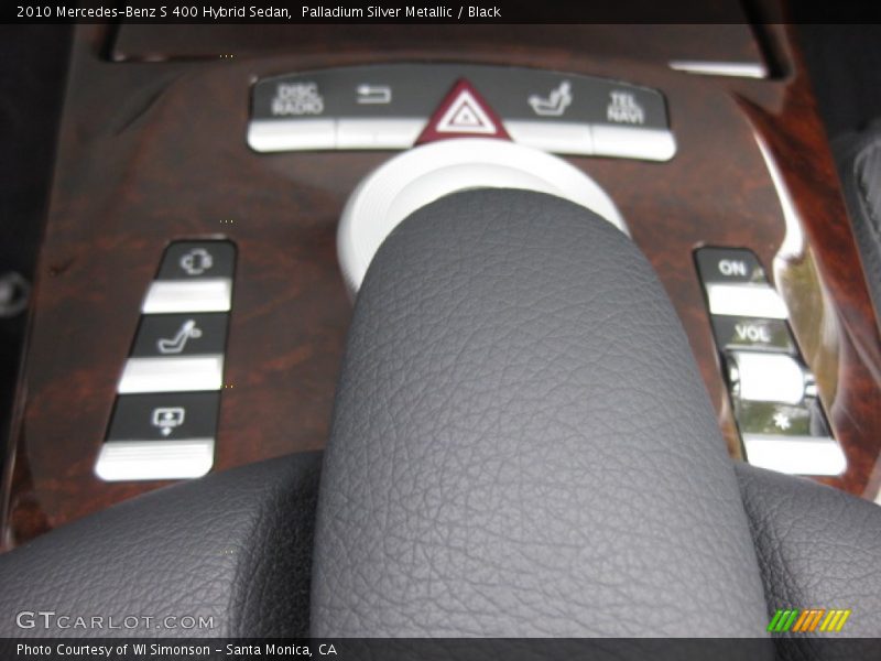 Palladium Silver Metallic / Black 2010 Mercedes-Benz S 400 Hybrid Sedan