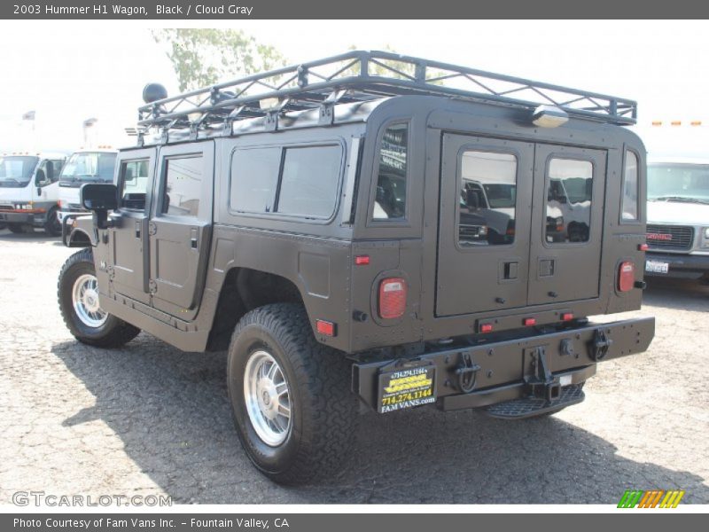 Black / Cloud Gray 2003 Hummer H1 Wagon