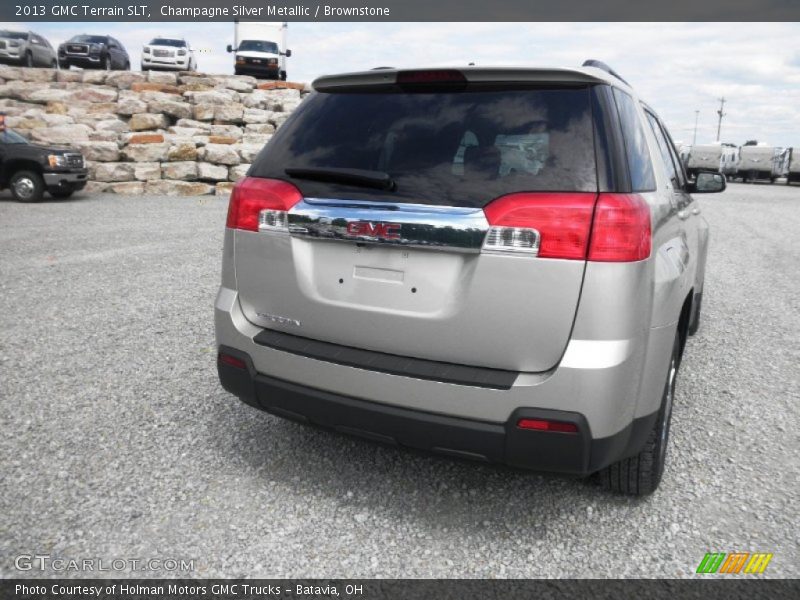 Champagne Silver Metallic / Brownstone 2013 GMC Terrain SLT