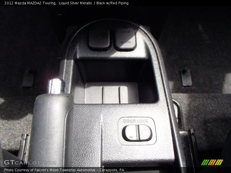 Liquid Silver Metallic / Black w/Red Piping 2012 Mazda MAZDA2 Touring