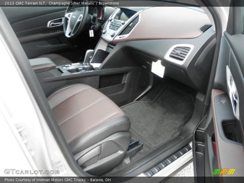 Champagne Silver Metallic / Brownstone 2013 GMC Terrain SLT