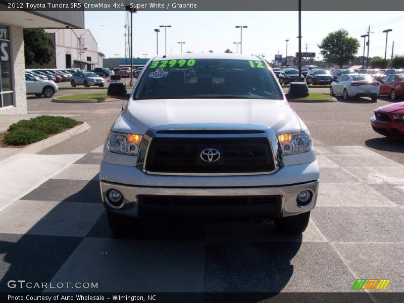 Super White / Graphite 2012 Toyota Tundra SR5 CrewMax 4x4