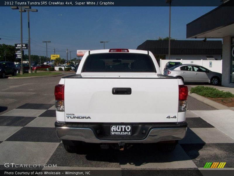 Super White / Graphite 2012 Toyota Tundra SR5 CrewMax 4x4