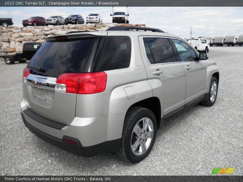 Champagne Silver Metallic / Brownstone 2013 GMC Terrain SLT