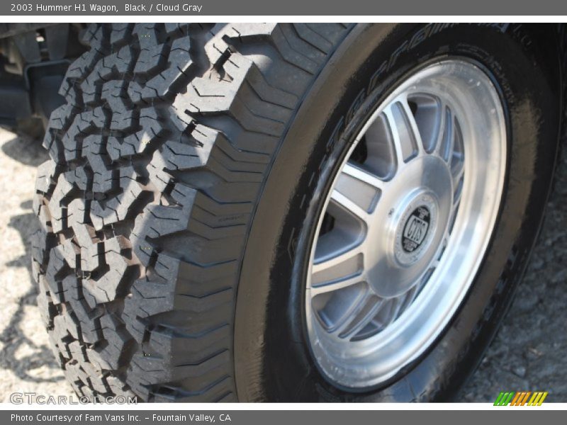 Black / Cloud Gray 2003 Hummer H1 Wagon