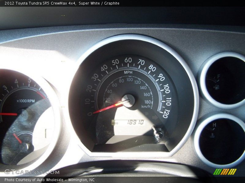 Super White / Graphite 2012 Toyota Tundra SR5 CrewMax 4x4