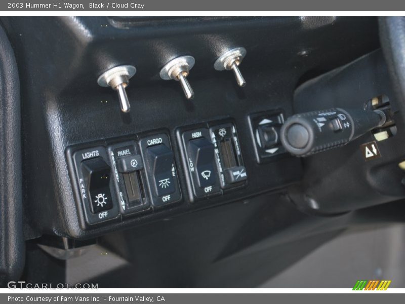 Controls of 2003 H1 Wagon