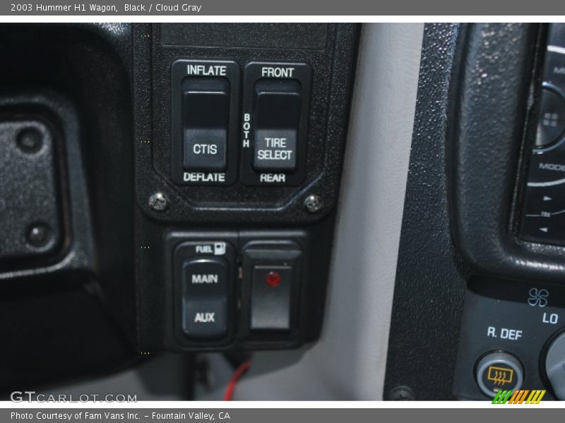 Controls of 2003 H1 Wagon