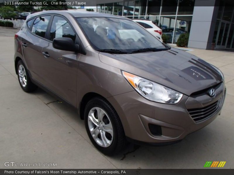 Chai Bronze / Taupe 2011 Hyundai Tucson GL