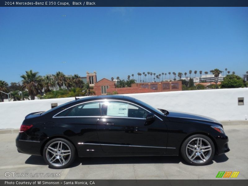 Black / Black 2014 Mercedes-Benz E 350 Coupe