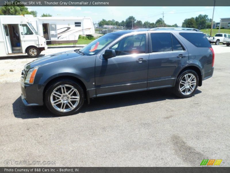 Thunder Gray ChromaFlair / Cashmere 2007 Cadillac SRX V8