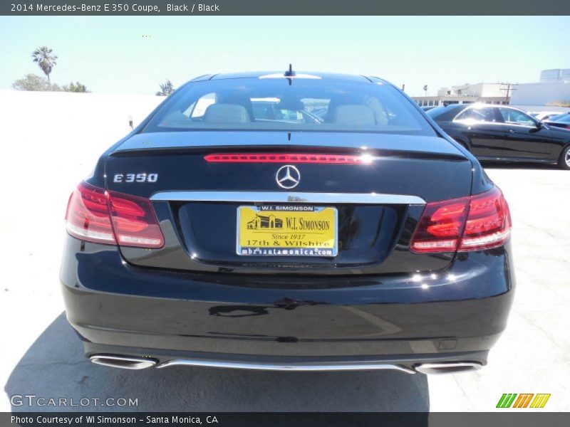 Black / Black 2014 Mercedes-Benz E 350 Coupe