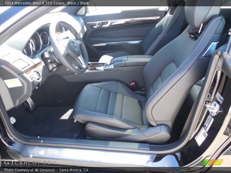 Black / Black 2014 Mercedes-Benz E 350 Coupe