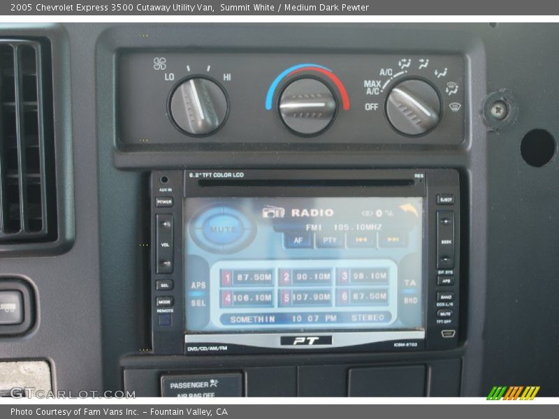 Summit White / Medium Dark Pewter 2005 Chevrolet Express 3500 Cutaway Utility Van
