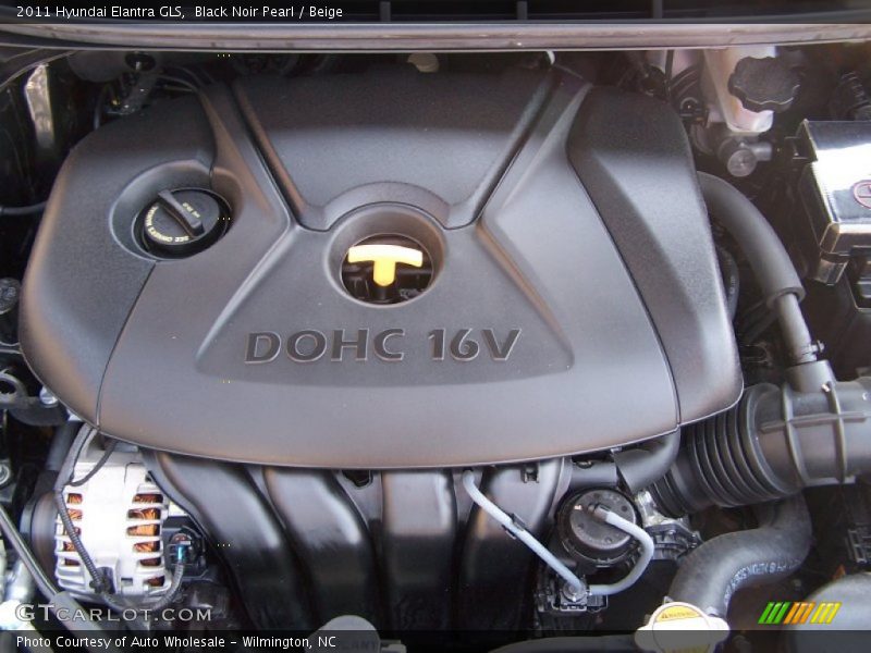 Black Noir Pearl / Beige 2011 Hyundai Elantra GLS