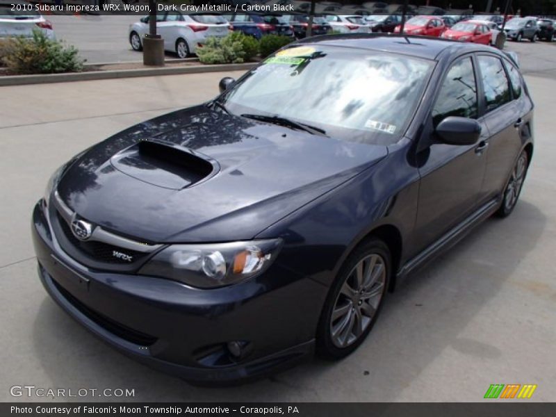 Dark Gray Metallic / Carbon Black 2010 Subaru Impreza WRX Wagon