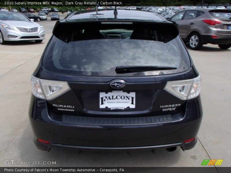 Dark Gray Metallic / Carbon Black 2010 Subaru Impreza WRX Wagon