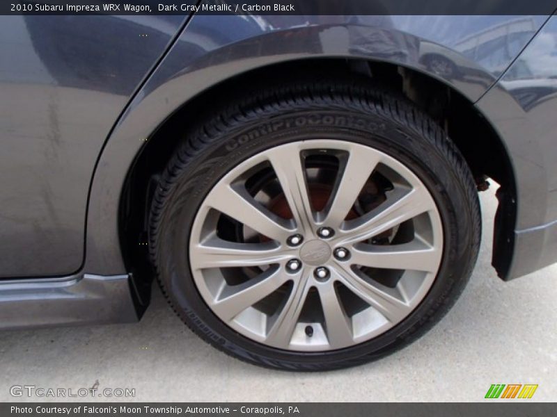 Dark Gray Metallic / Carbon Black 2010 Subaru Impreza WRX Wagon