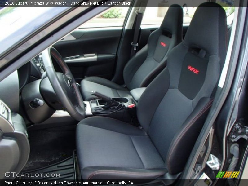 Dark Gray Metallic / Carbon Black 2010 Subaru Impreza WRX Wagon
