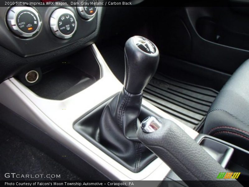 Dark Gray Metallic / Carbon Black 2010 Subaru Impreza WRX Wagon