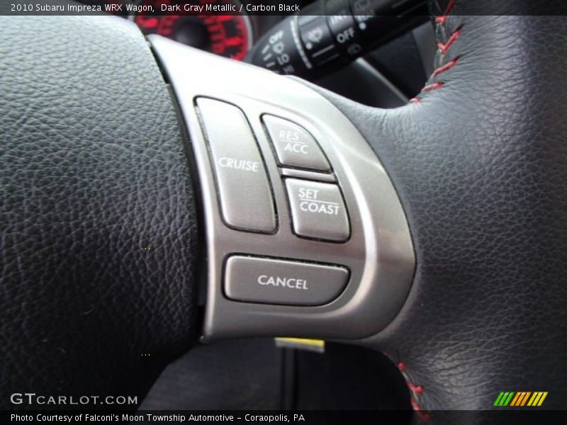 Dark Gray Metallic / Carbon Black 2010 Subaru Impreza WRX Wagon