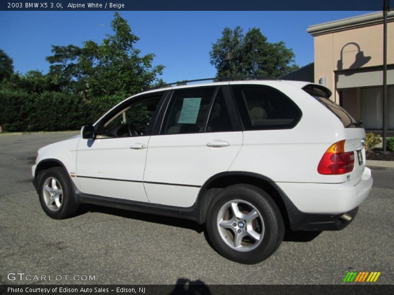 Alpine White / Beige 2003 BMW X5 3.0i