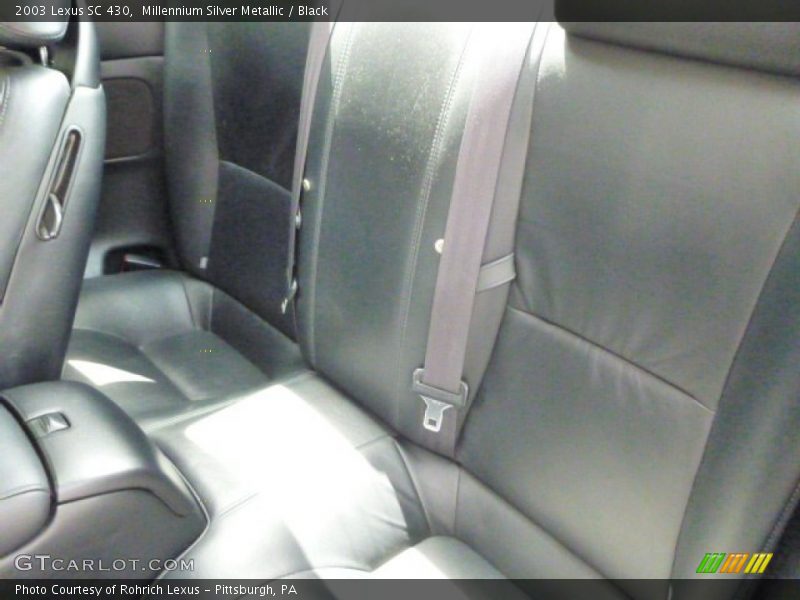 Millennium Silver Metallic / Black 2003 Lexus SC 430