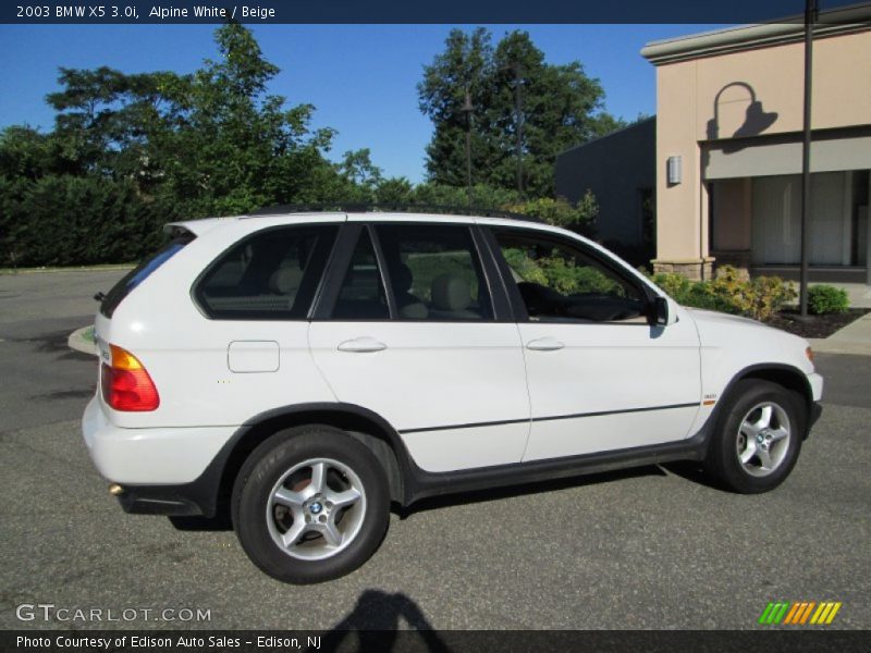 Alpine White / Beige 2003 BMW X5 3.0i