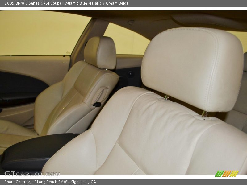 Atlantic Blue Metallic / Cream Beige 2005 BMW 6 Series 645i Coupe