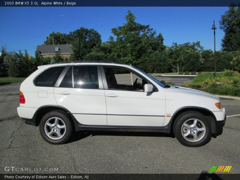 Alpine White / Beige 2003 BMW X5 3.0i