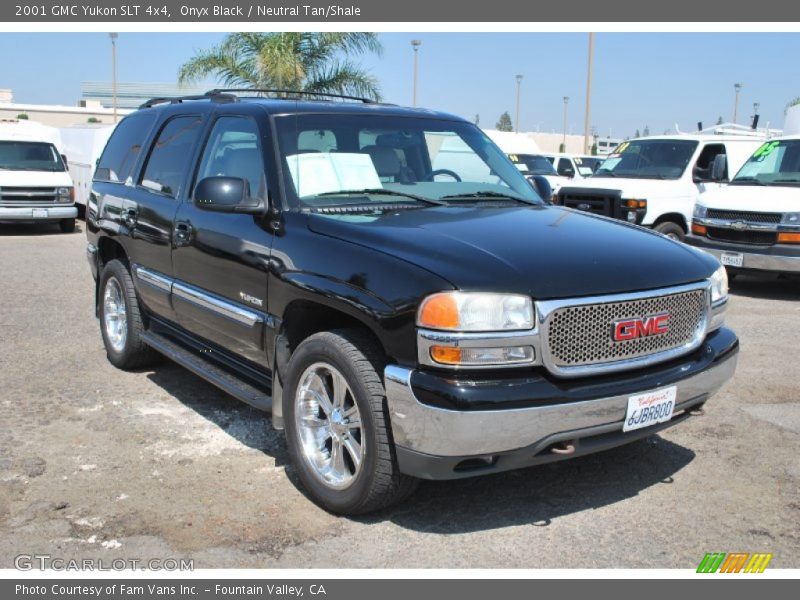Onyx Black / Neutral Tan/Shale 2001 GMC Yukon SLT 4x4