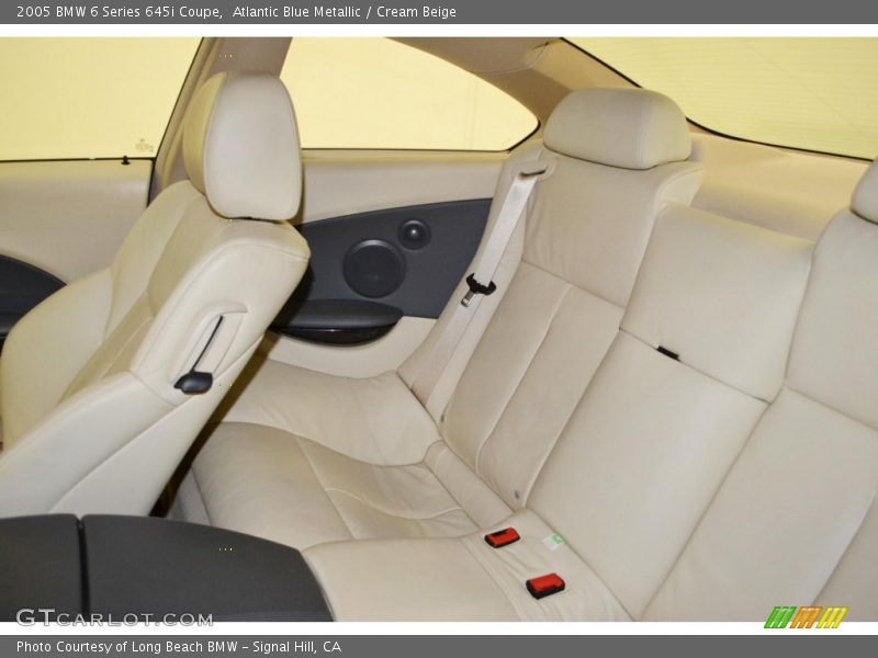 Rear Seat of 2005 6 Series 645i Coupe