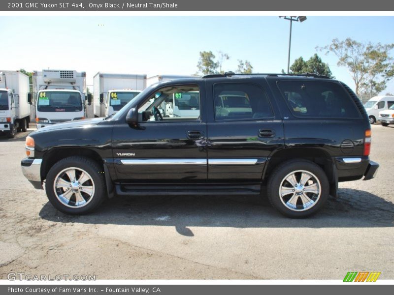 Onyx Black / Neutral Tan/Shale 2001 GMC Yukon SLT 4x4