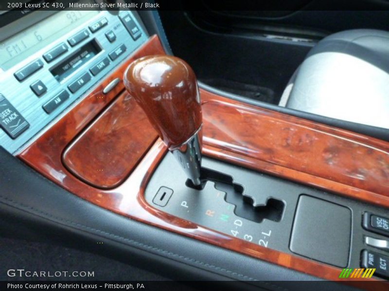 Millennium Silver Metallic / Black 2003 Lexus SC 430