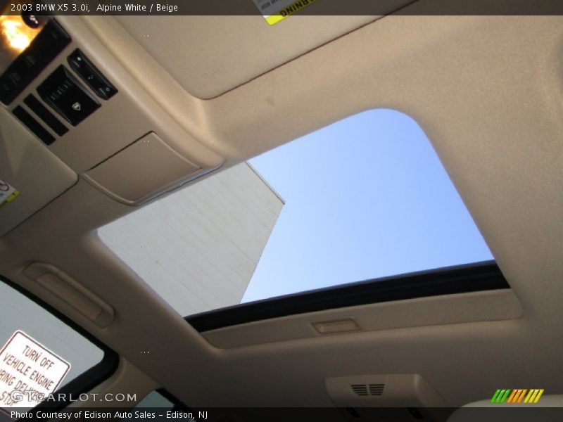 Alpine White / Beige 2003 BMW X5 3.0i