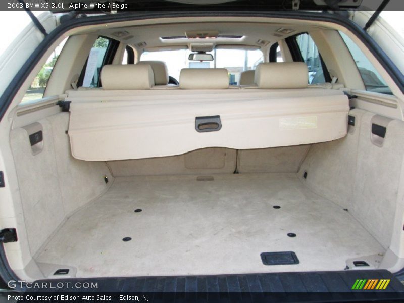 Alpine White / Beige 2003 BMW X5 3.0i