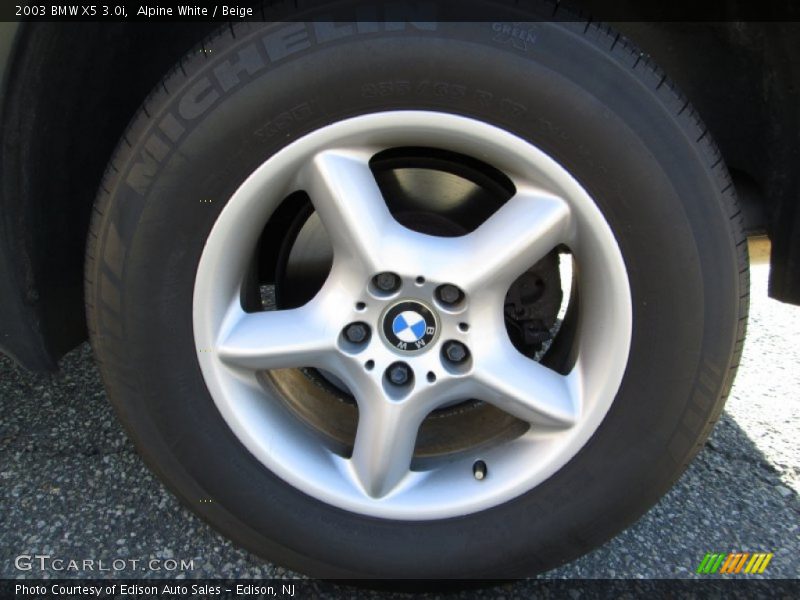 Alpine White / Beige 2003 BMW X5 3.0i