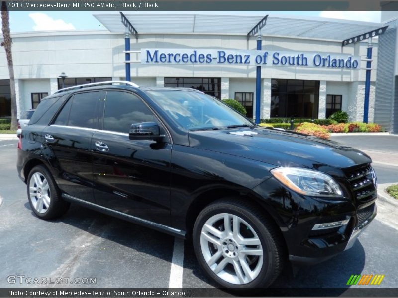 Black / Black 2013 Mercedes-Benz ML 350 4Matic