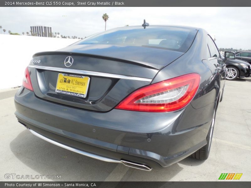 Steel Gray Metallic / Black 2014 Mercedes-Benz CLS 550 Coupe