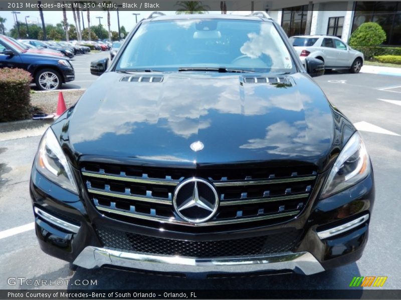 Black / Black 2013 Mercedes-Benz ML 350 4Matic