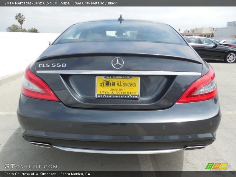 Steel Gray Metallic / Black 2014 Mercedes-Benz CLS 550 Coupe