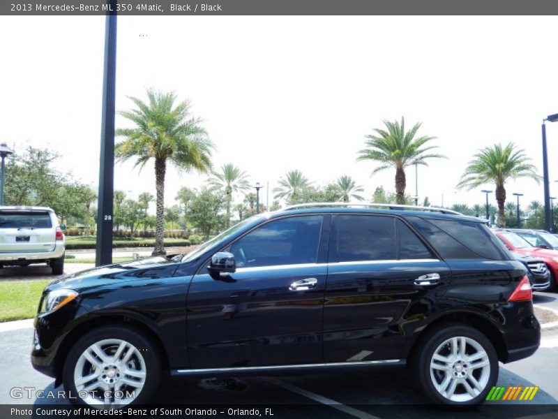 Black / Black 2013 Mercedes-Benz ML 350 4Matic