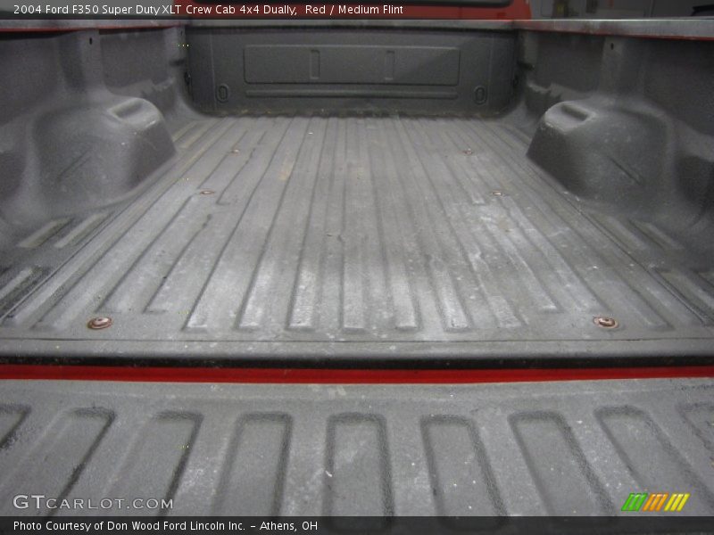 Red / Medium Flint 2004 Ford F350 Super Duty XLT Crew Cab 4x4 Dually