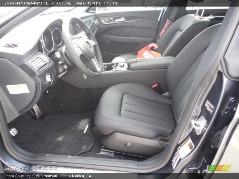 Steel Gray Metallic / Black 2014 Mercedes-Benz CLS 550 Coupe
